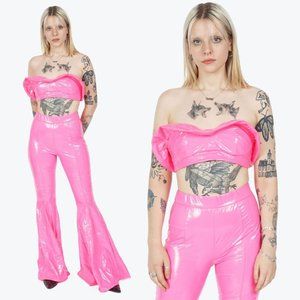Y2K Malibu Barbie Party Pink Halloween Costume Pants Set